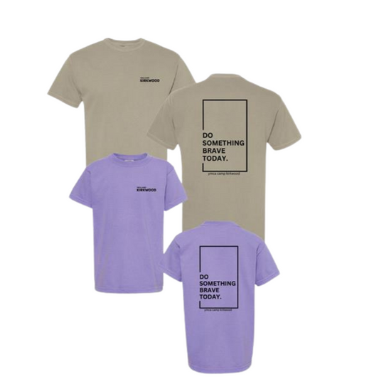 YMCA Camp Kirkwood Tee – “Do Something Brave” Edition