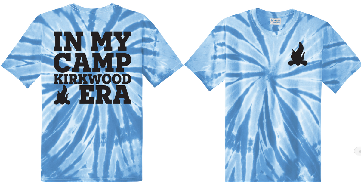 NEW! TieDye Camp Shirts! BLUE